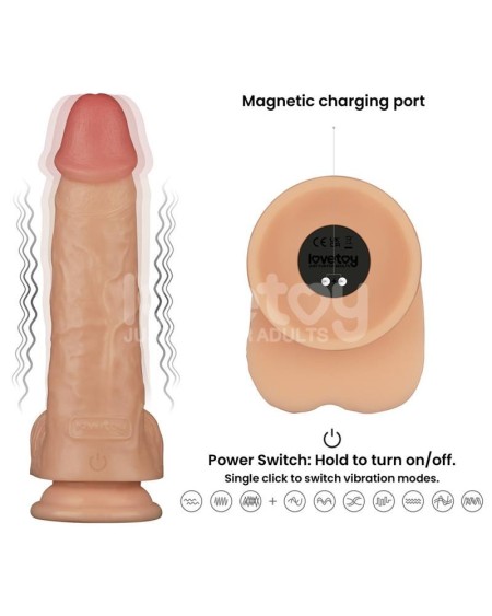 power basics dildo with vibration 9