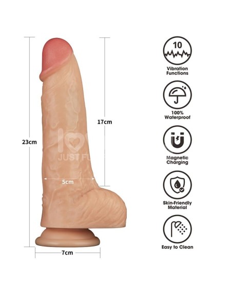 power basics dildo with vibration 9