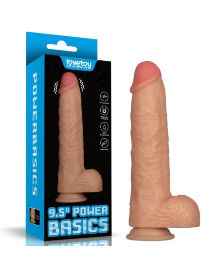 power basics dildo with vibration 9.5