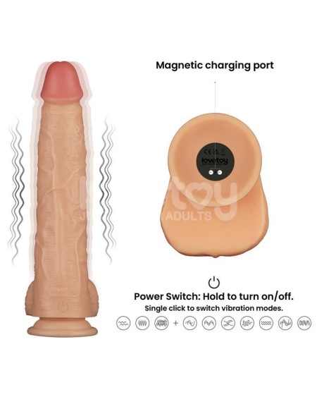 power basics dildo with vibration 11