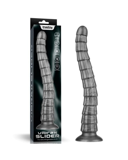 vibrax slider anal dildo with vibration king sized 14.5