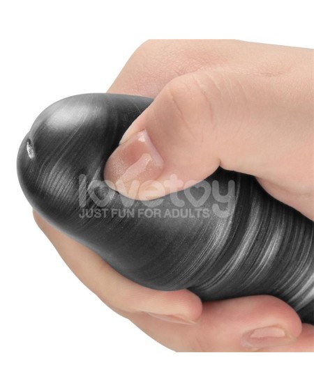 vibrax slider anal dildo with vibration king sized 16