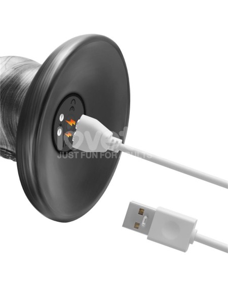 vibrax slider anal dildo with vibration king sized 16