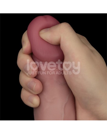 sliding pro ii dildo sliding peau dual-layer 8