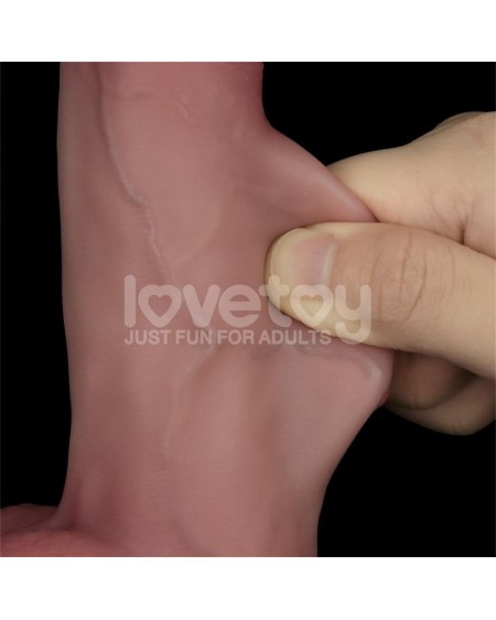 sliding pro ii dildo sliding peau dual-layer 8