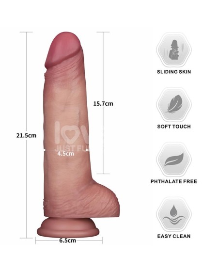 sliding pro ii dildo sliding peau dual-layer 8.5