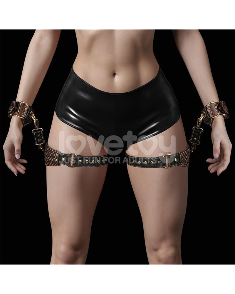 rebellion reign thigh cuffs set