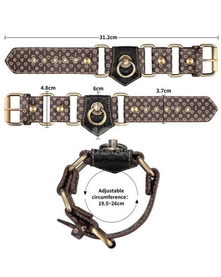 rebellion reign thigh cuffs set