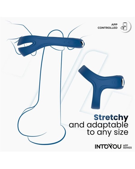 rank vibrant ring with app blue