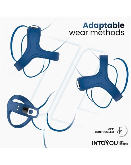 rank vibrant ring with app blue