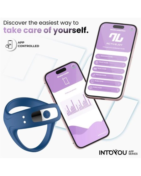 rank vibrant ring with app blue