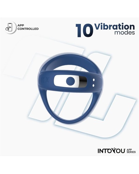 rank vibrant ring with app blue