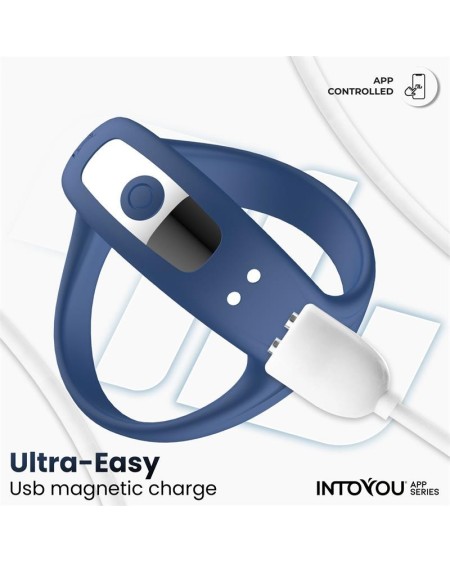 rank vibrant ring with app blue