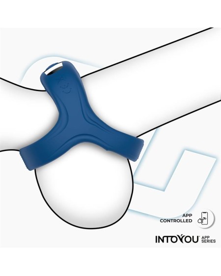 rank vibrant ring with app blue