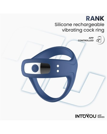 rank vibrant ring with app blue