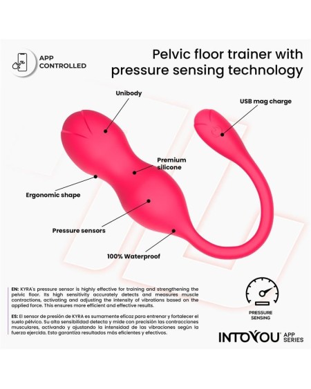kyra pelvic floor trainer with pressure sensing and app