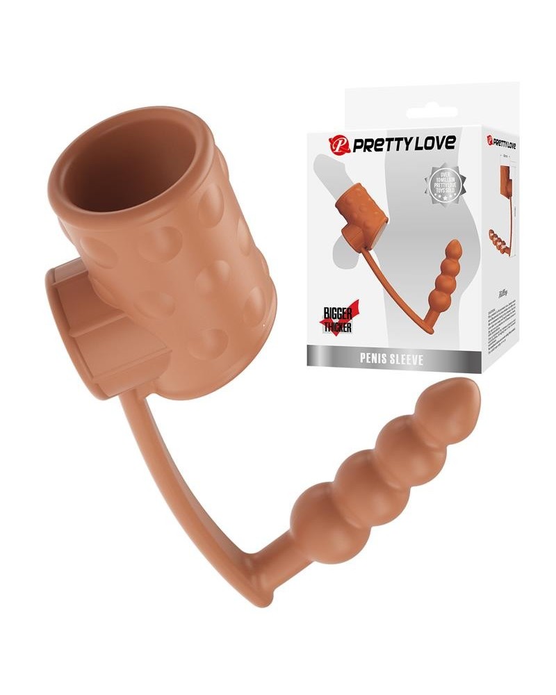 anal plug with penis sleeve