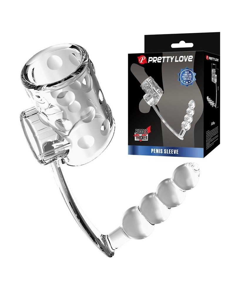 anal plug with penis sleeve