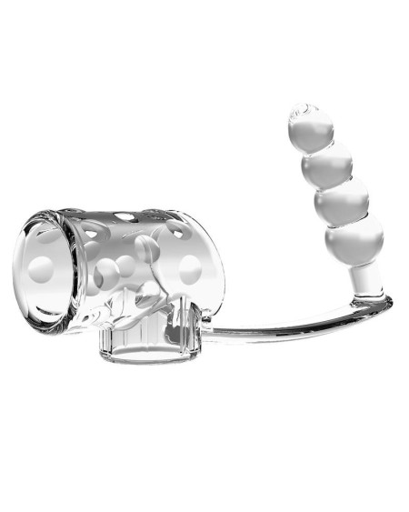 anal plug with penis sleeve