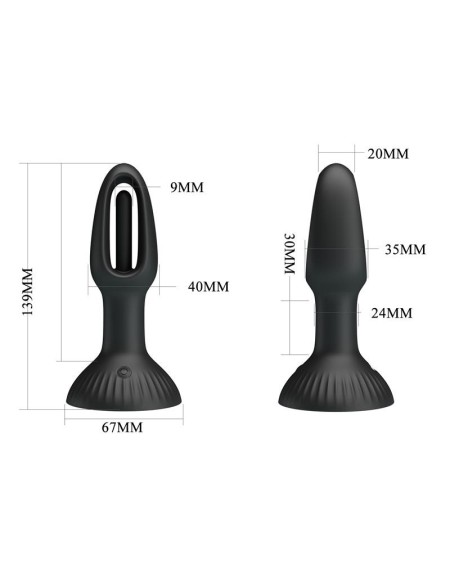 hubert anal plug with 7 wiggling