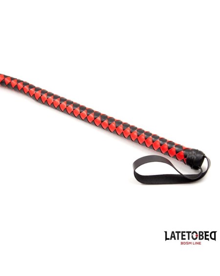 long whip blacl and red 210cm