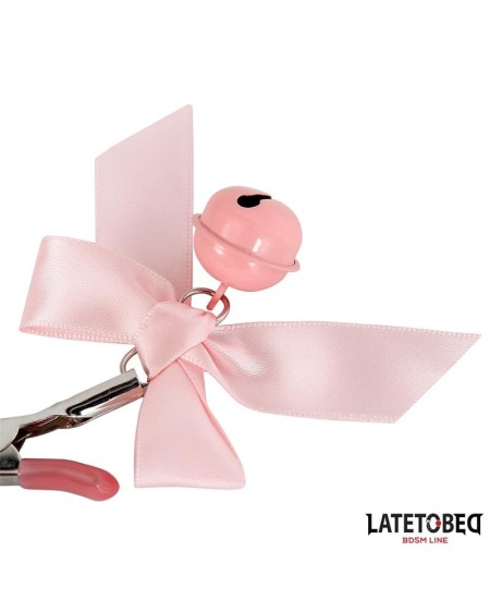 rose bow nipple clamps with bell