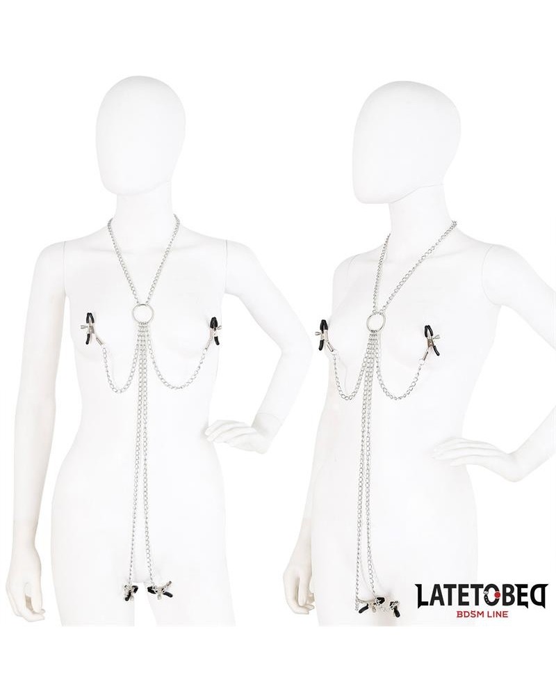 nipple clamps and clit clamps chain