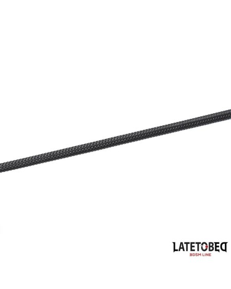 whip with heart shape noir 60cm