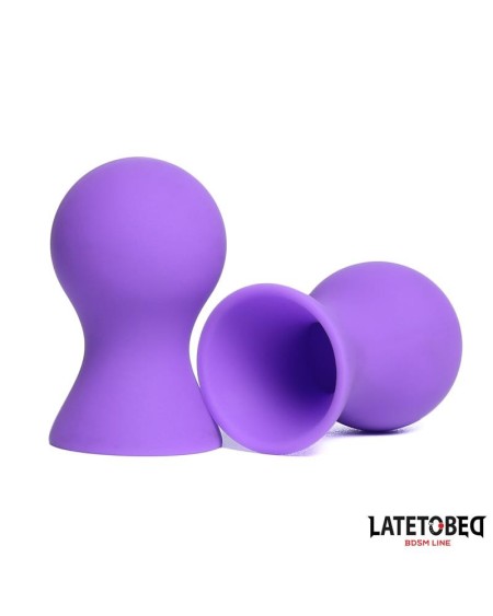 silicone nipple suckers violet