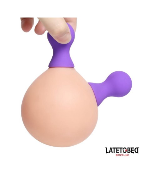 silicone nipple suckers violet