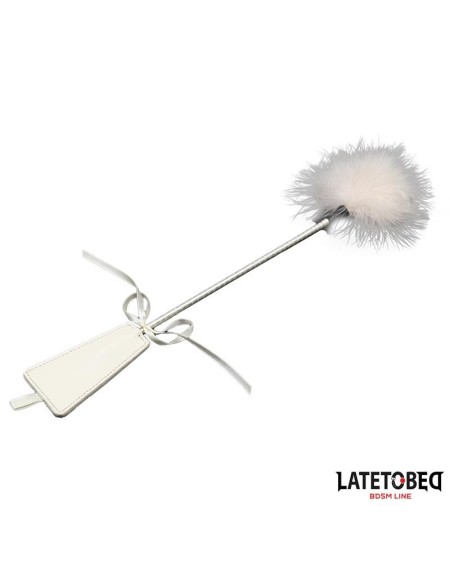 bowknot feather tickler paddle