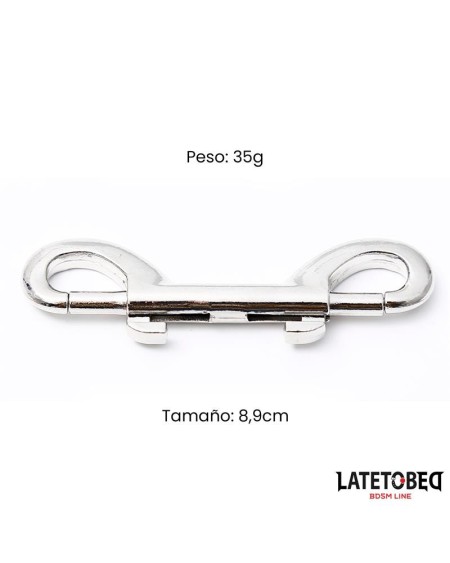 double ended metal snap hook