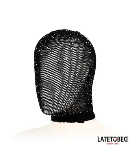 lace hood with shiny diamonds