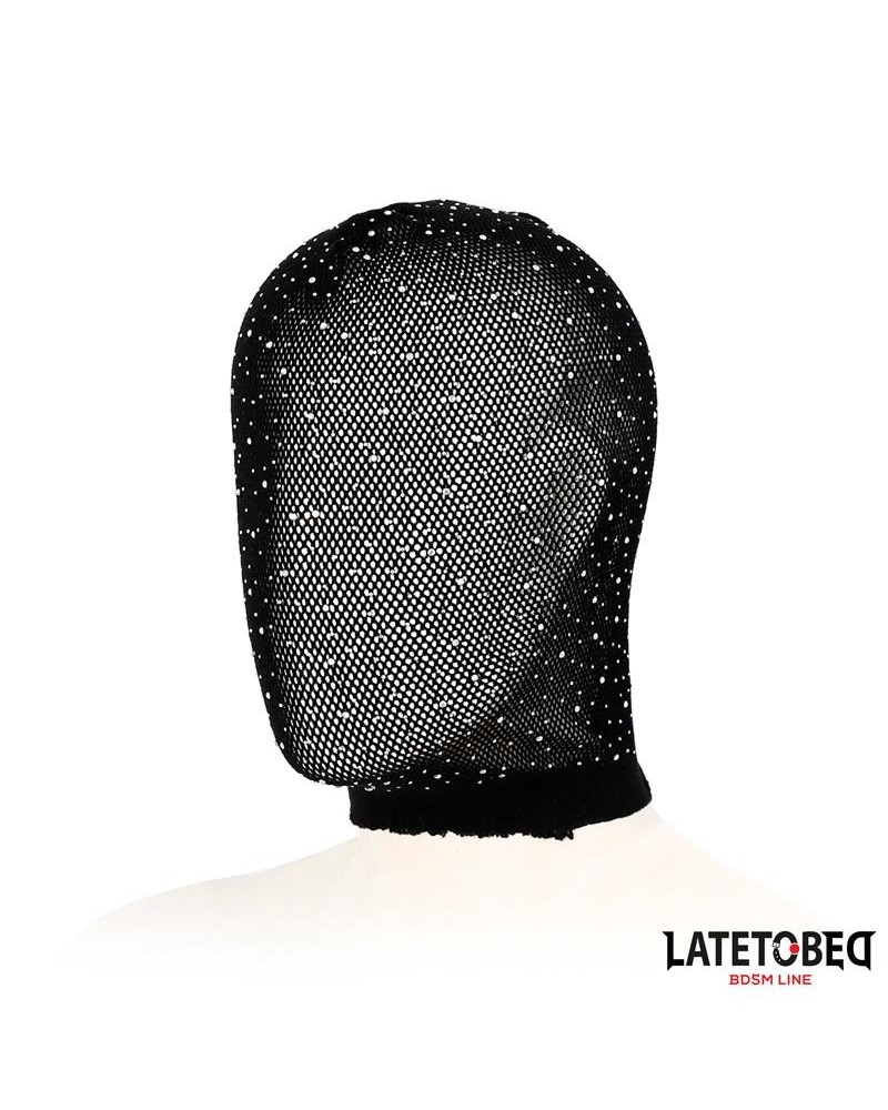 lace hood with shiny diamonds