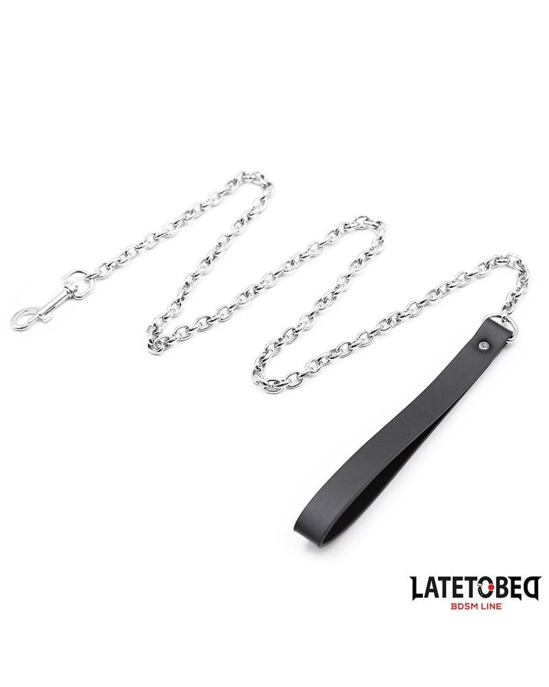 noir chain leash 100cm