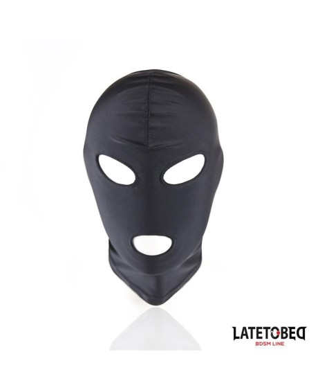 open mouth and eyes hood noir