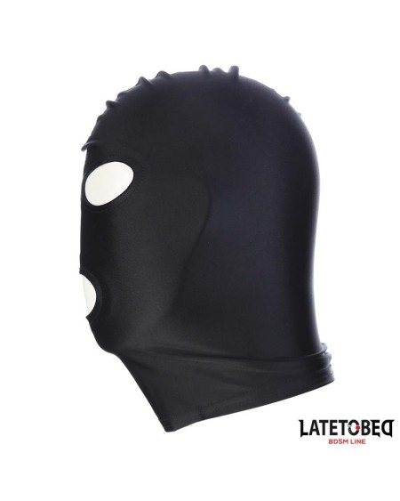 open mouth and eyes hood noir