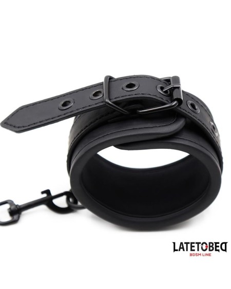 neoprene handcuffs noir