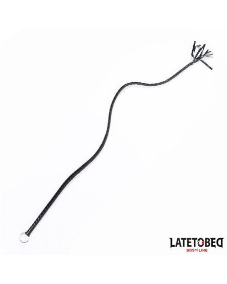 shiny noir long whip 138cm