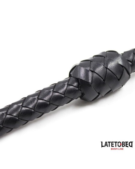 braided whip noir 116cm