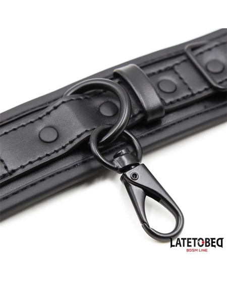 handcuffs adjustable neoprene noir