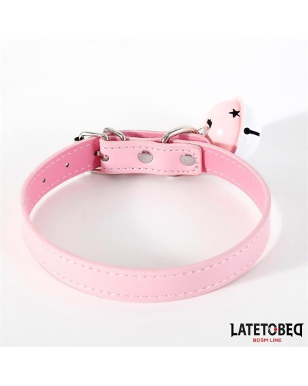collar with bell adjustable rose