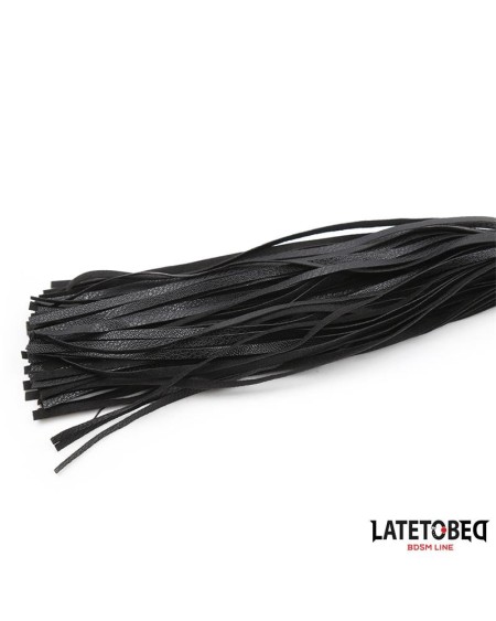 textured handle flogger noir 48.5cm