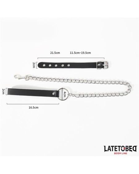 buckle fastener ring with leash