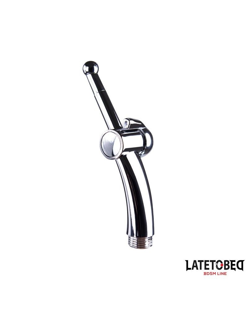 anal shower with closing system chrome