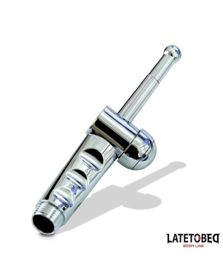 anal shower with closing system chrome