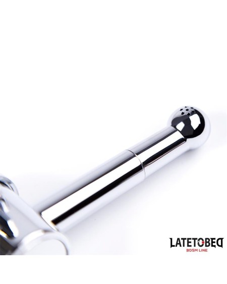 anal shower with closing system chrome