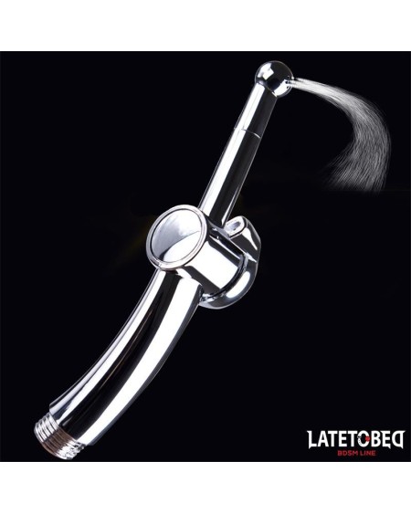 anal shower with closing system chrome