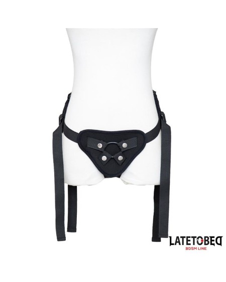 lace edge strap on with silicone ring