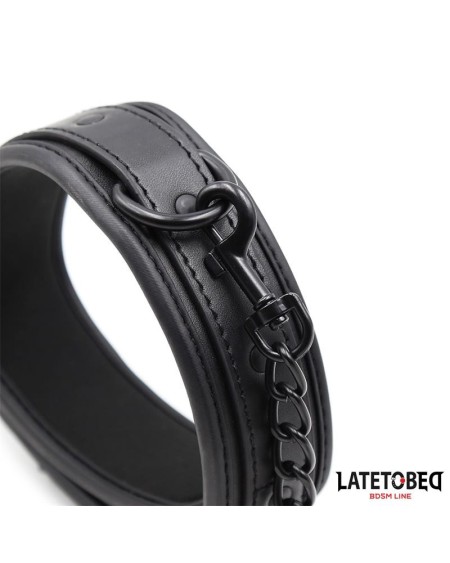 neoprene bondage collar and leash